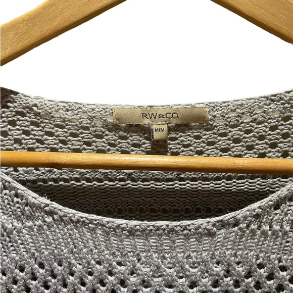 Grey crochet sweater - Picture 3 of 4